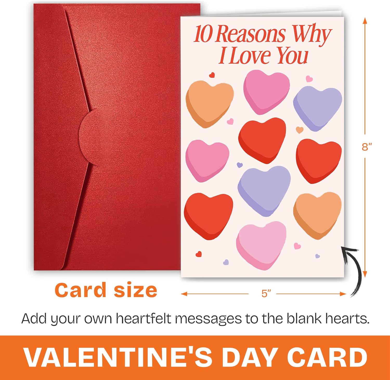 10 Reasons Why I Love You - Valentine's Day card