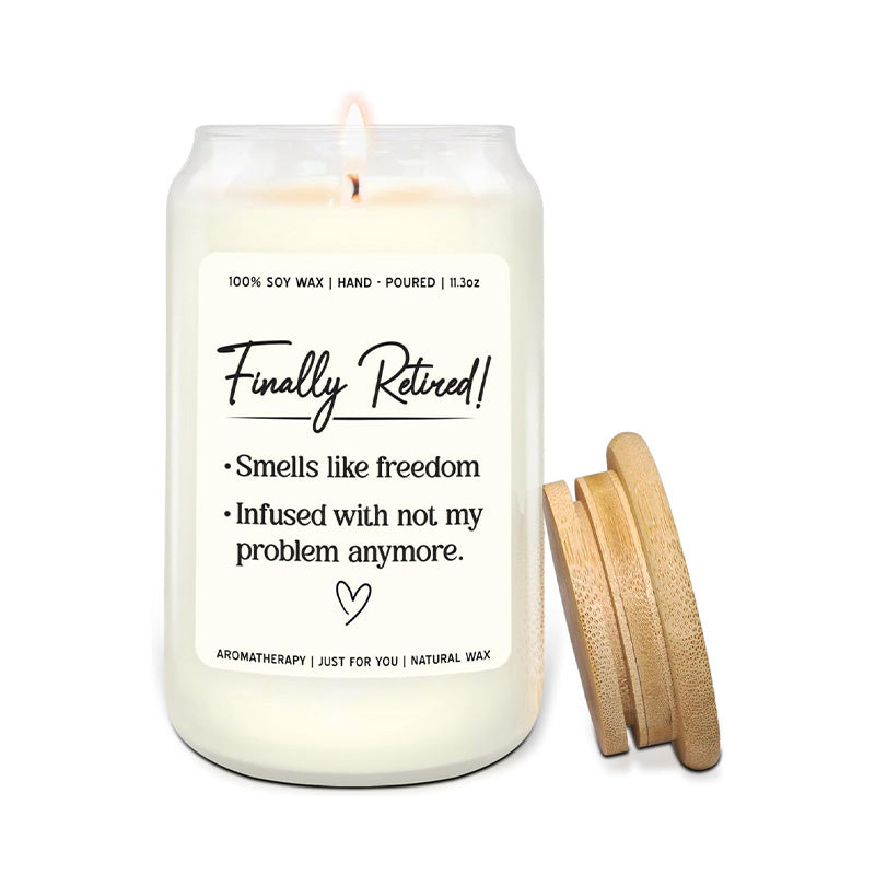 Finally Retired! - Scented Candle