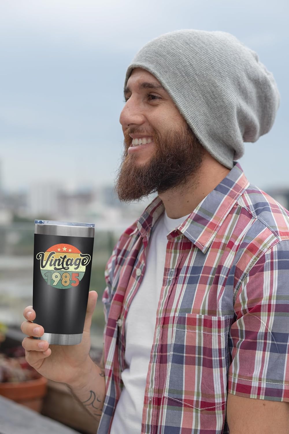 Vintage 1985 + Weird Being The Same Age As Old People - 20 Oz Tumbler