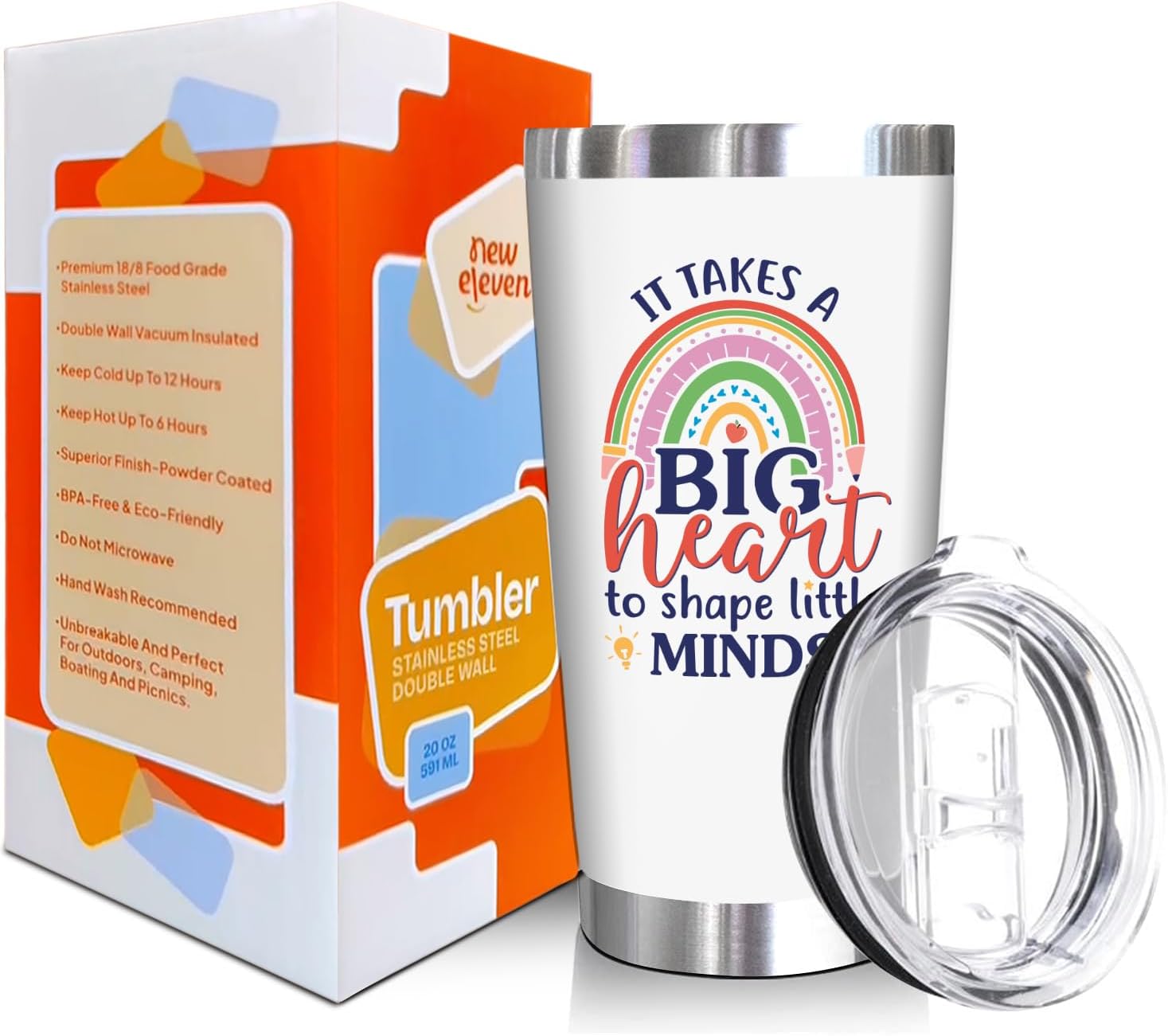 It's Take A Big Hug - Teacher Nutrition Facts - 20 Oz Tumbler