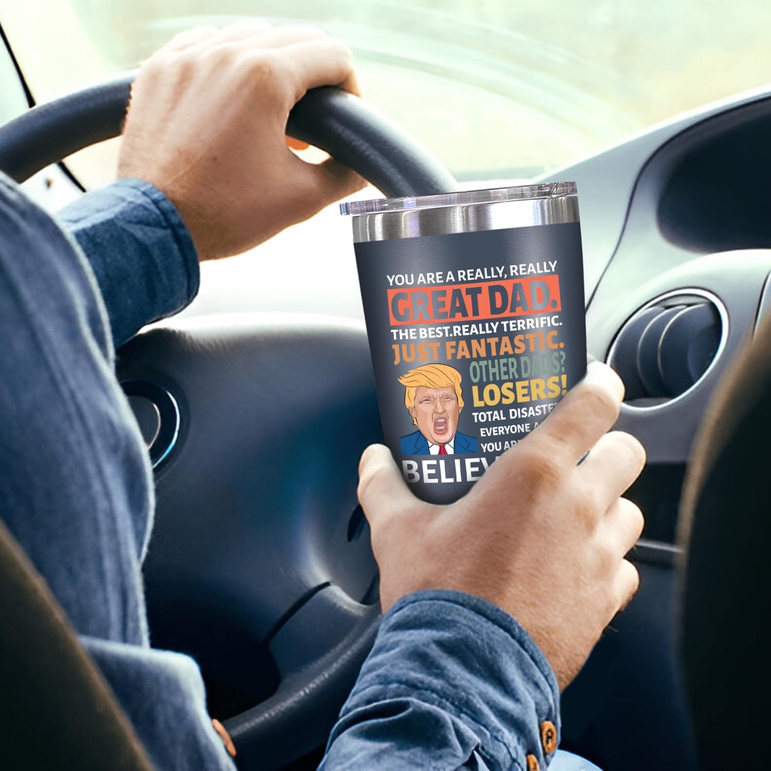 Great Dad - Dad Nutrition Facts - 20 Oz Tumbler