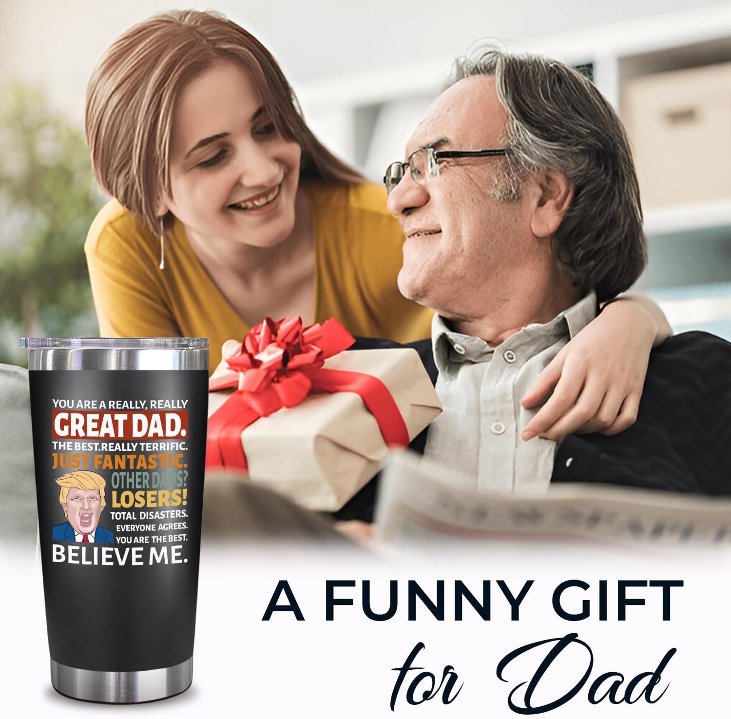 Great Dad - Dad Nutrition Facts - 20 Oz Tumbler