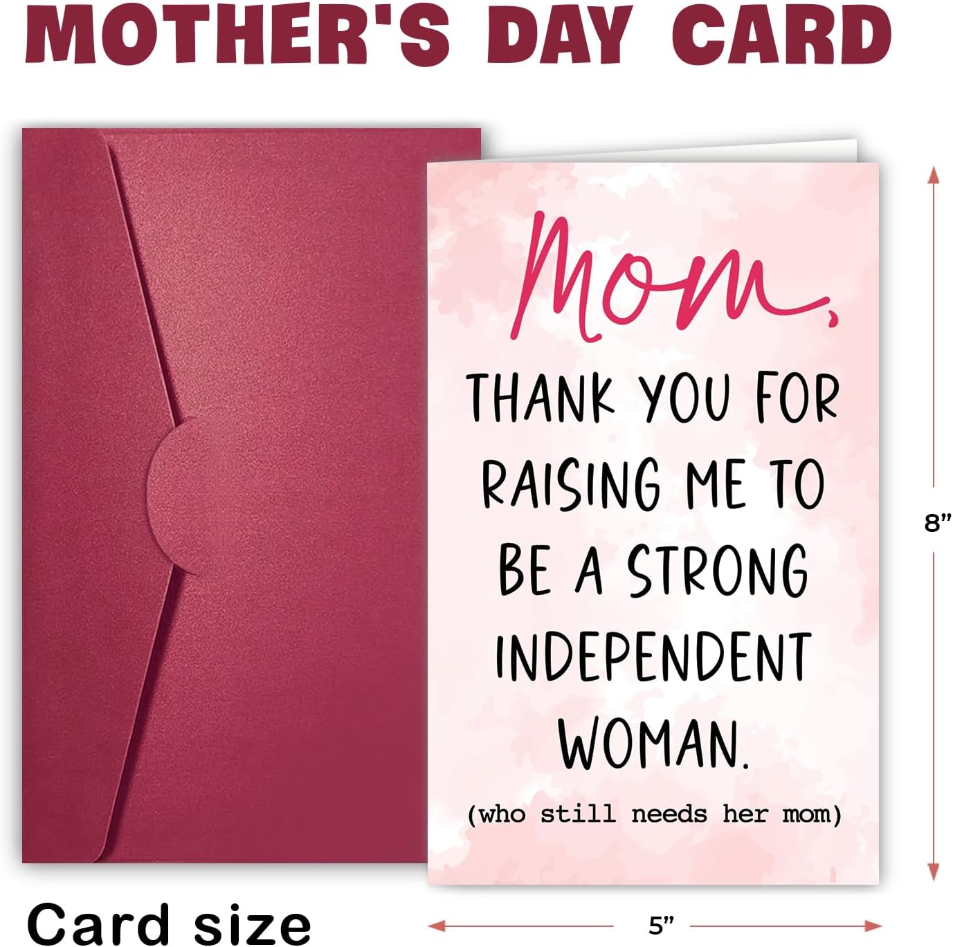 Who Stilll Needs Her Mom - Mother's Day Cards