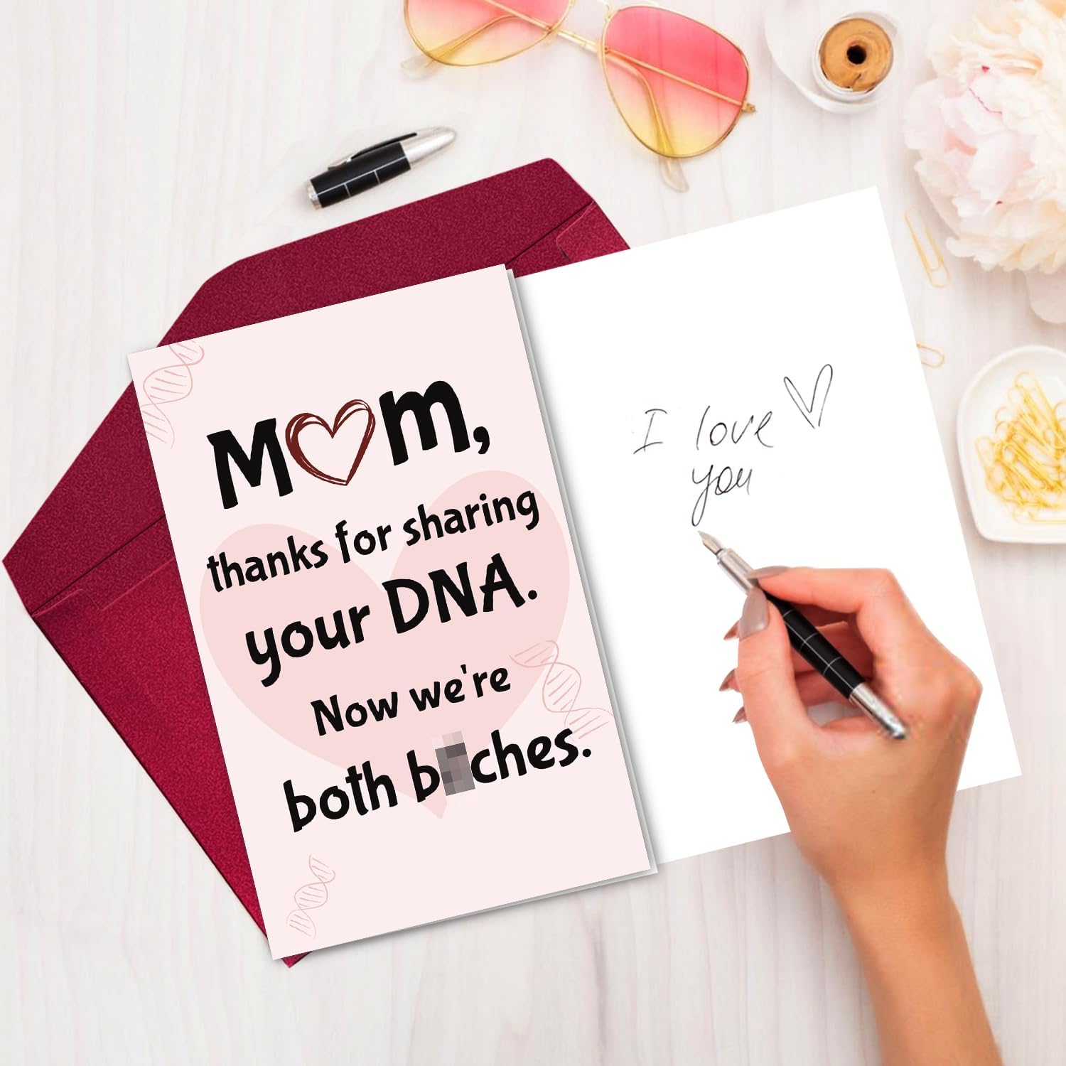 Mom, Thanks For Sharing Your DNA - Mothers Day Card