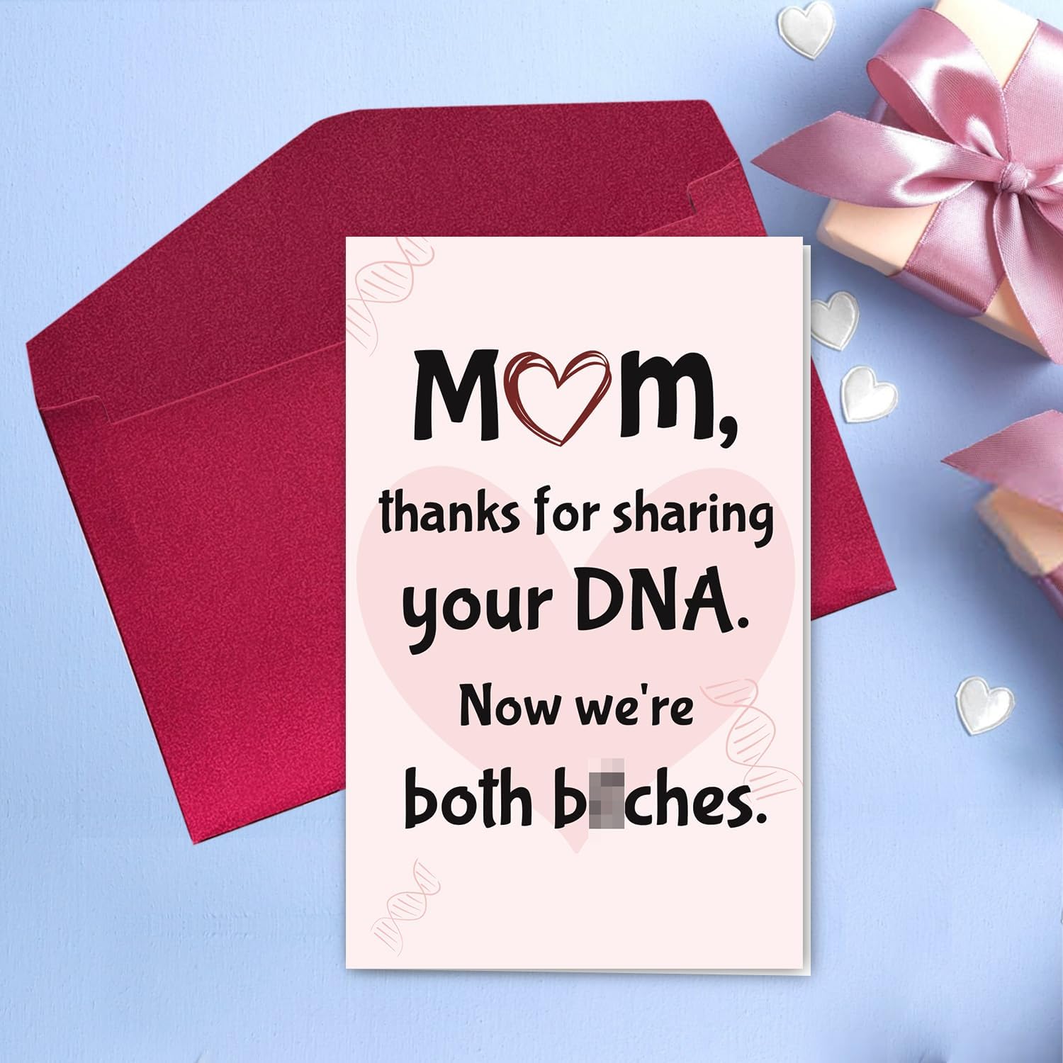 Mom, Thanks For Sharing Your DNA - Mothers Day Card