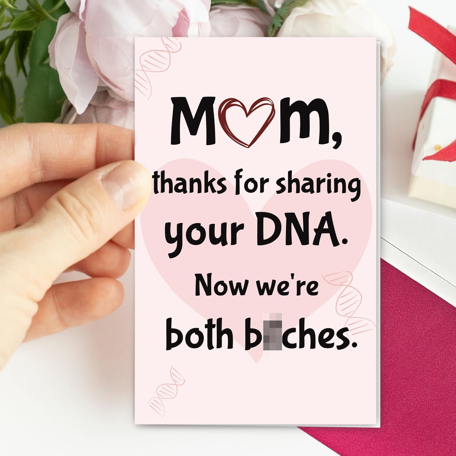 Mom, Thanks For Sharing Your DNA - Mothers Day Card