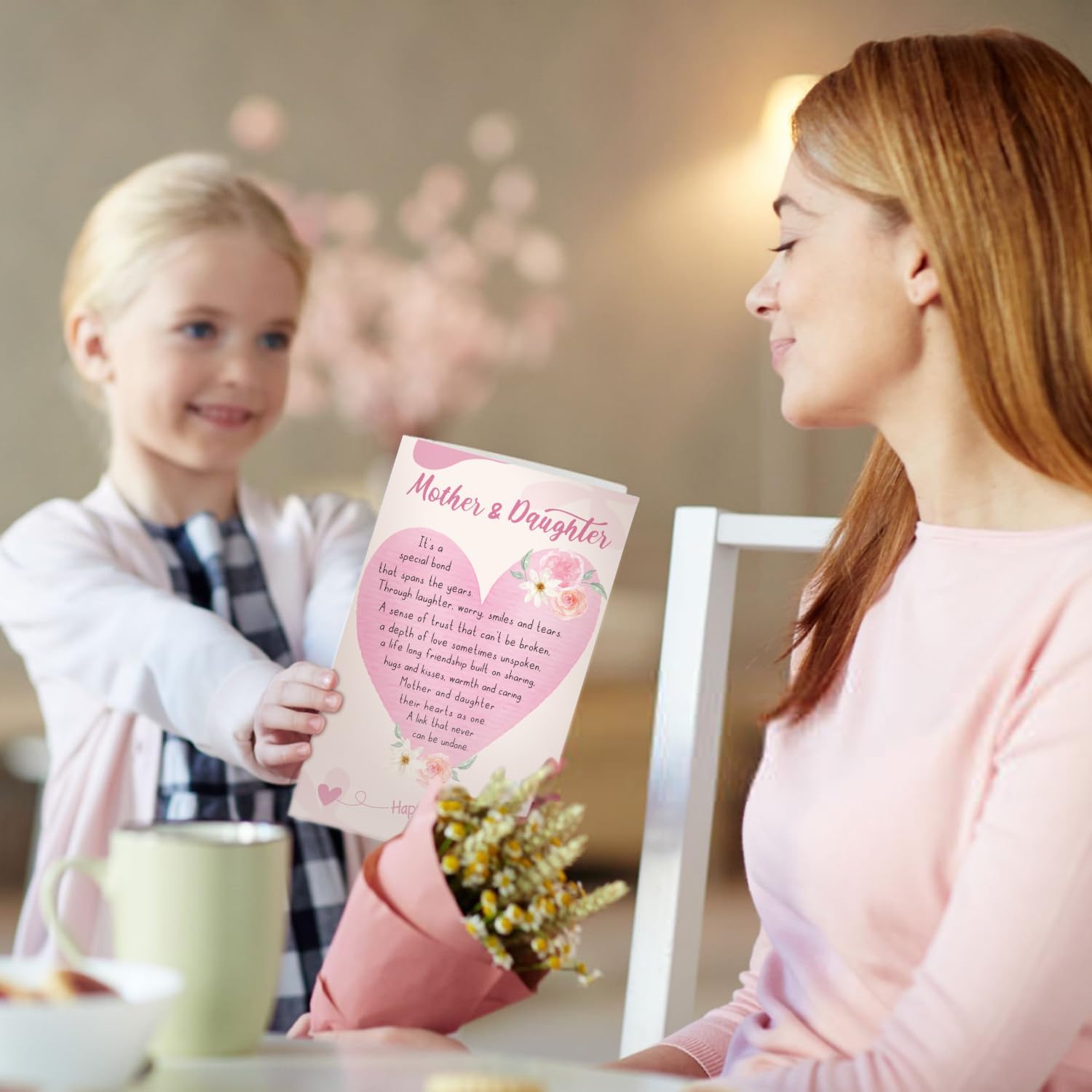 Mothers & Daughter - Mothers Day Card