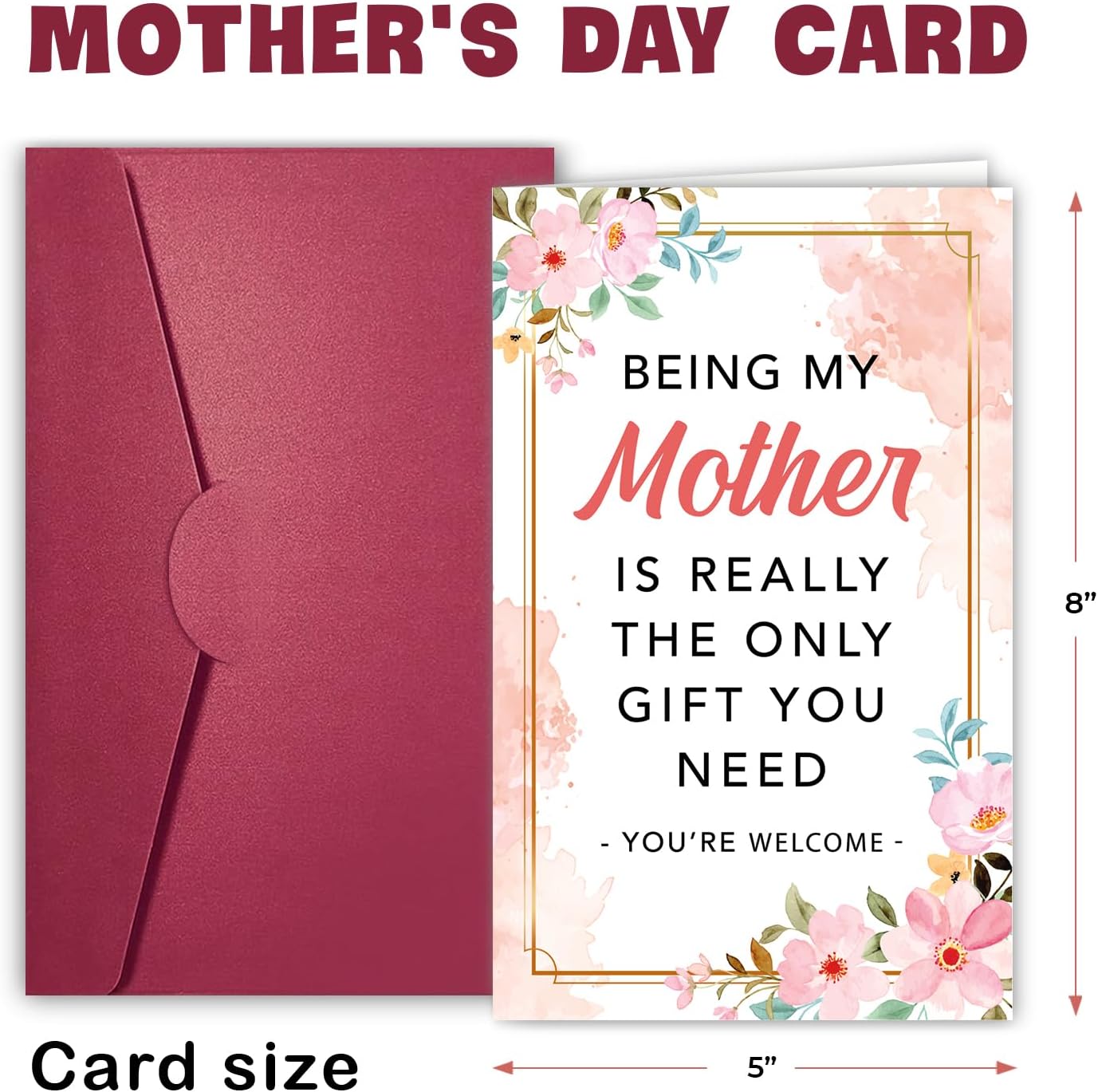 Being My Mother - Mothers Day Card