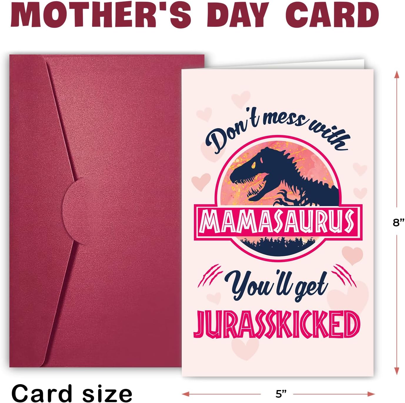 Don't Mess With Mamasaurus - Mothers Day Card