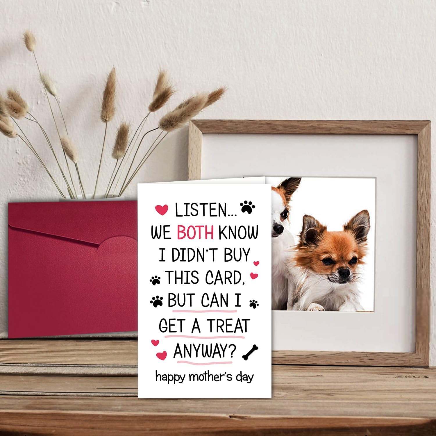 Cute Dog Mom - Mother's Day Card