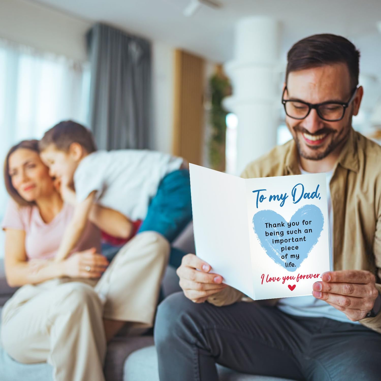 To My Dad, I Love You Forever - Father's Day Card