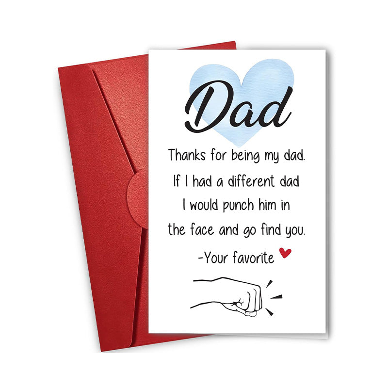 Thanks For Being My Dad - Father's Day Card
