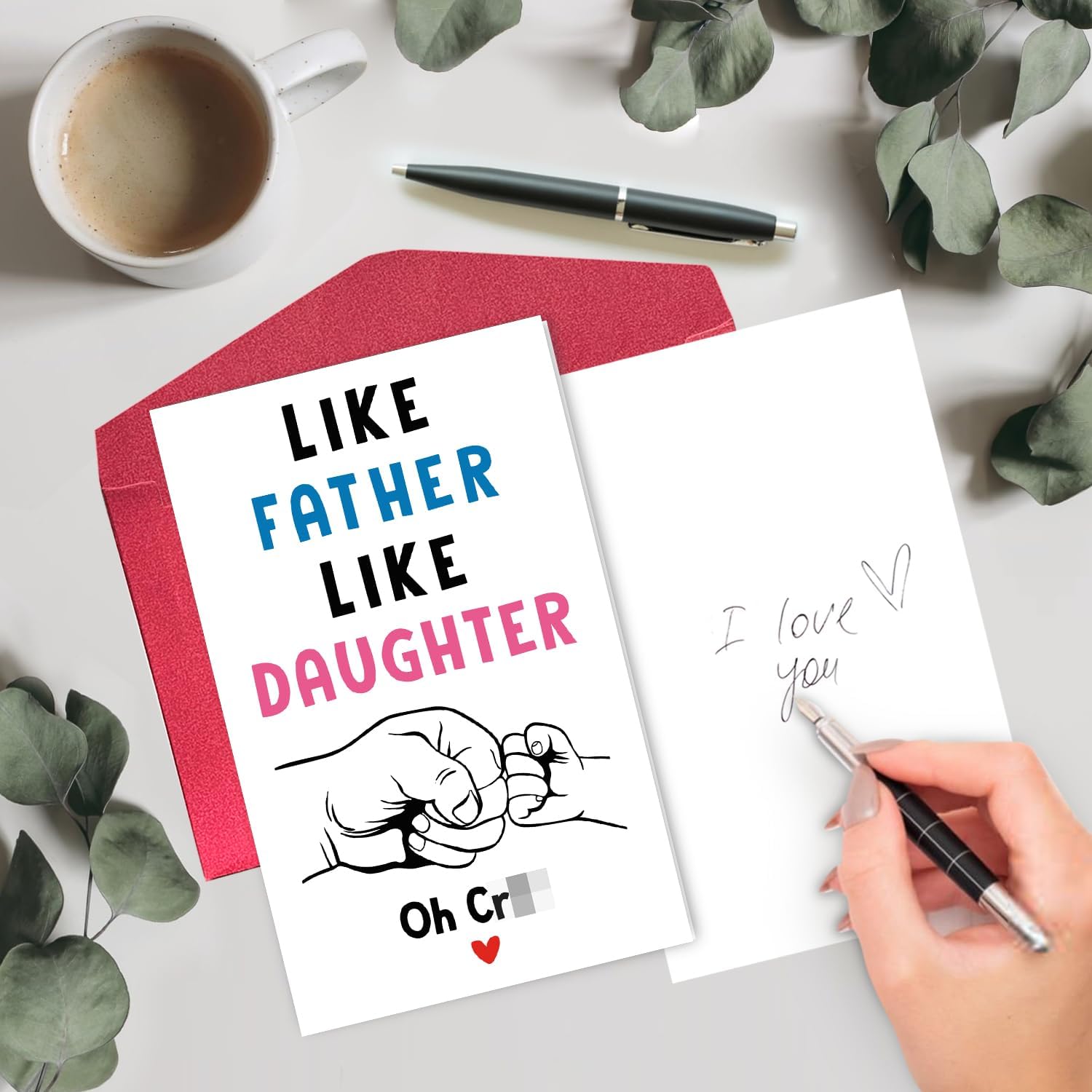 Like Father Like Daughter - Father's Day Card