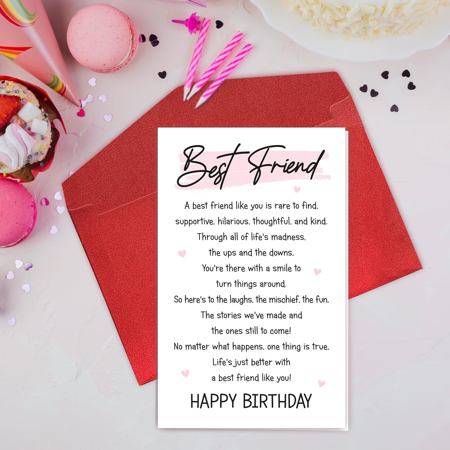 Best Friend Happy Birthday - Greeting Card