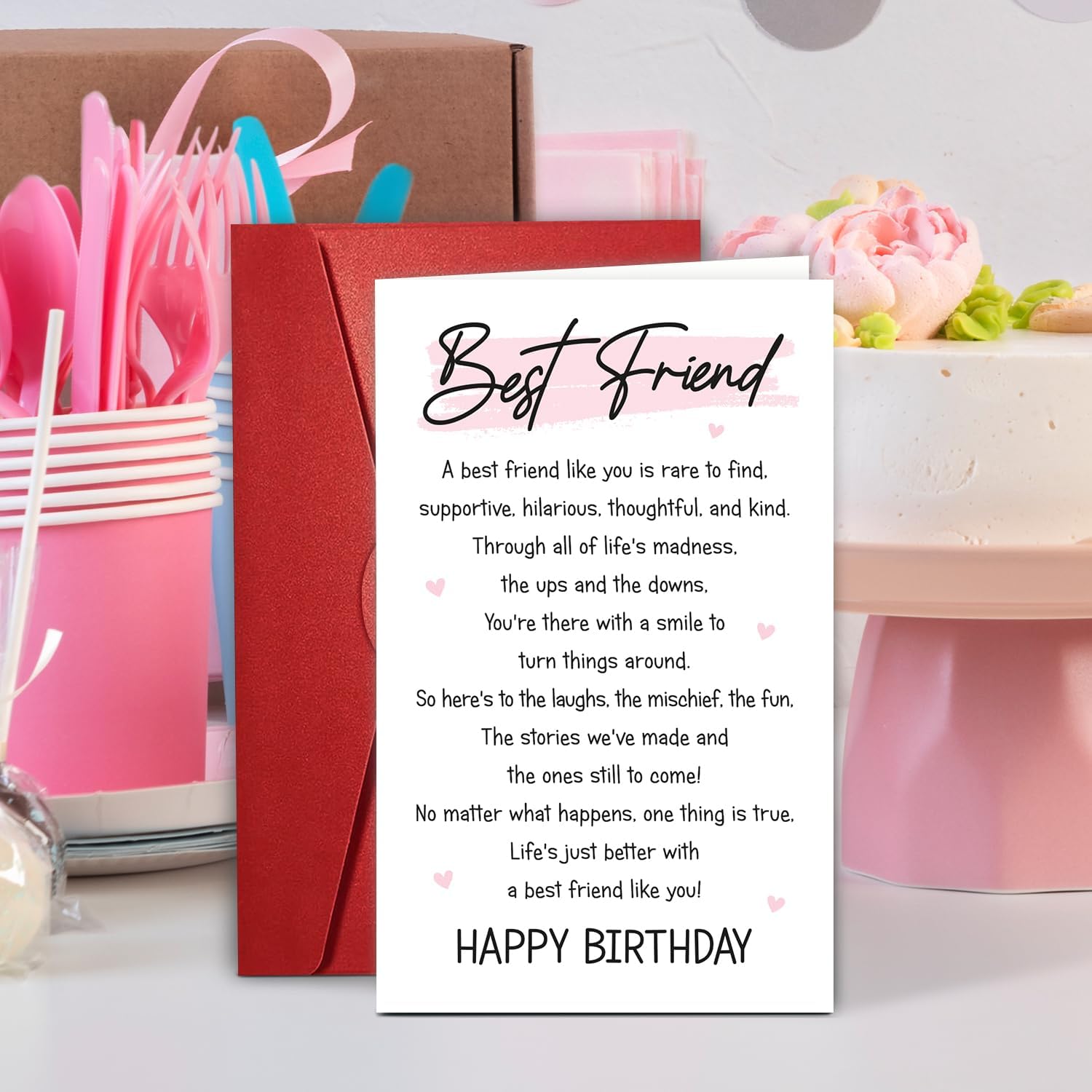 Best Friend Happy Birthday - Greeting Card