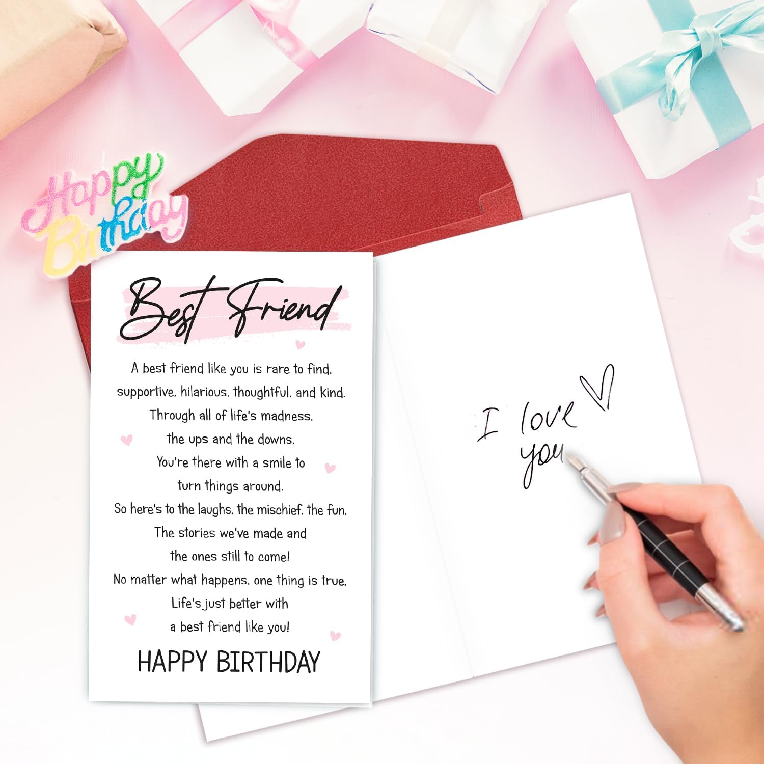 Best Friend Happy Birthday - Greeting Card
