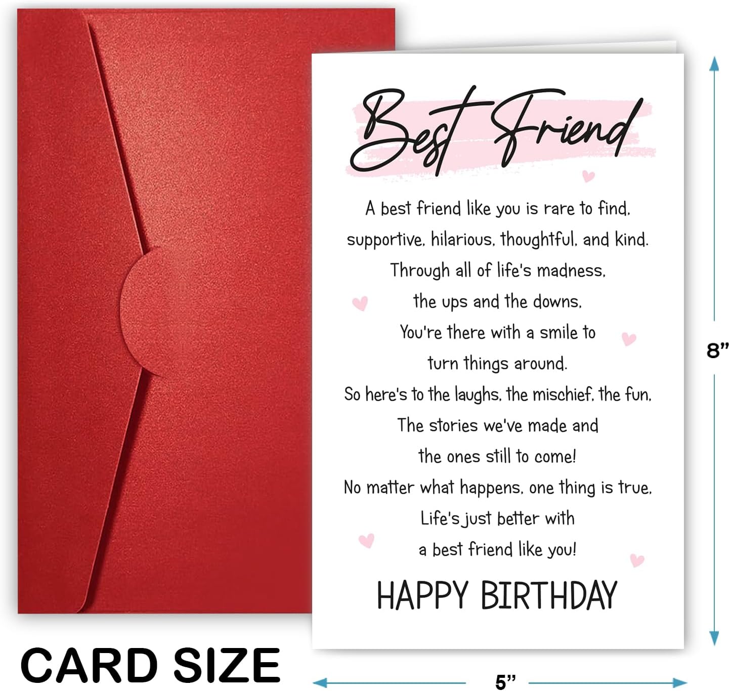 Best Friend Happy Birthday - Greeting Card