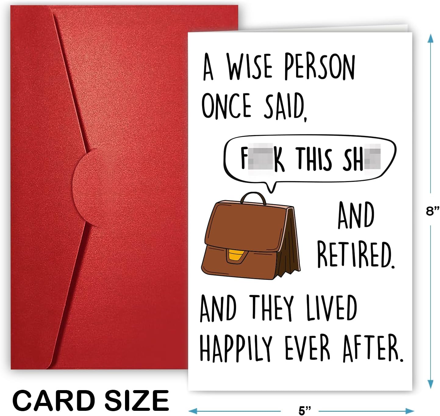 A Wise Person One Said, F*k This Sh** - Greeting Card