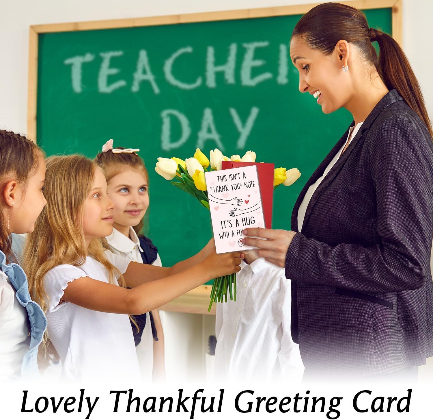 This Isn't A Thank You Note - It's A Hug With A Fold In It - Greeting Card