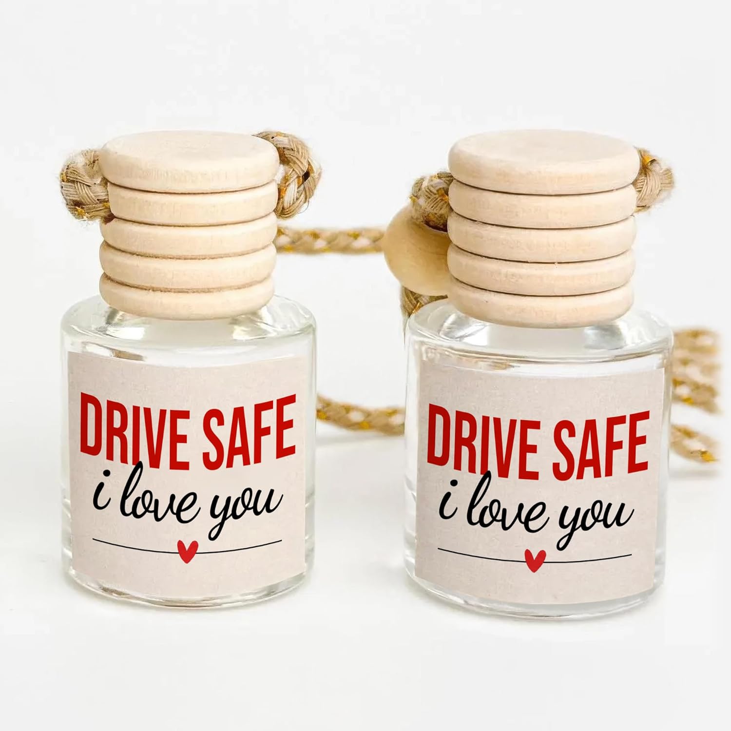 Drive Safe I Love You - Car Air Freshener Hanging 2 Pack
