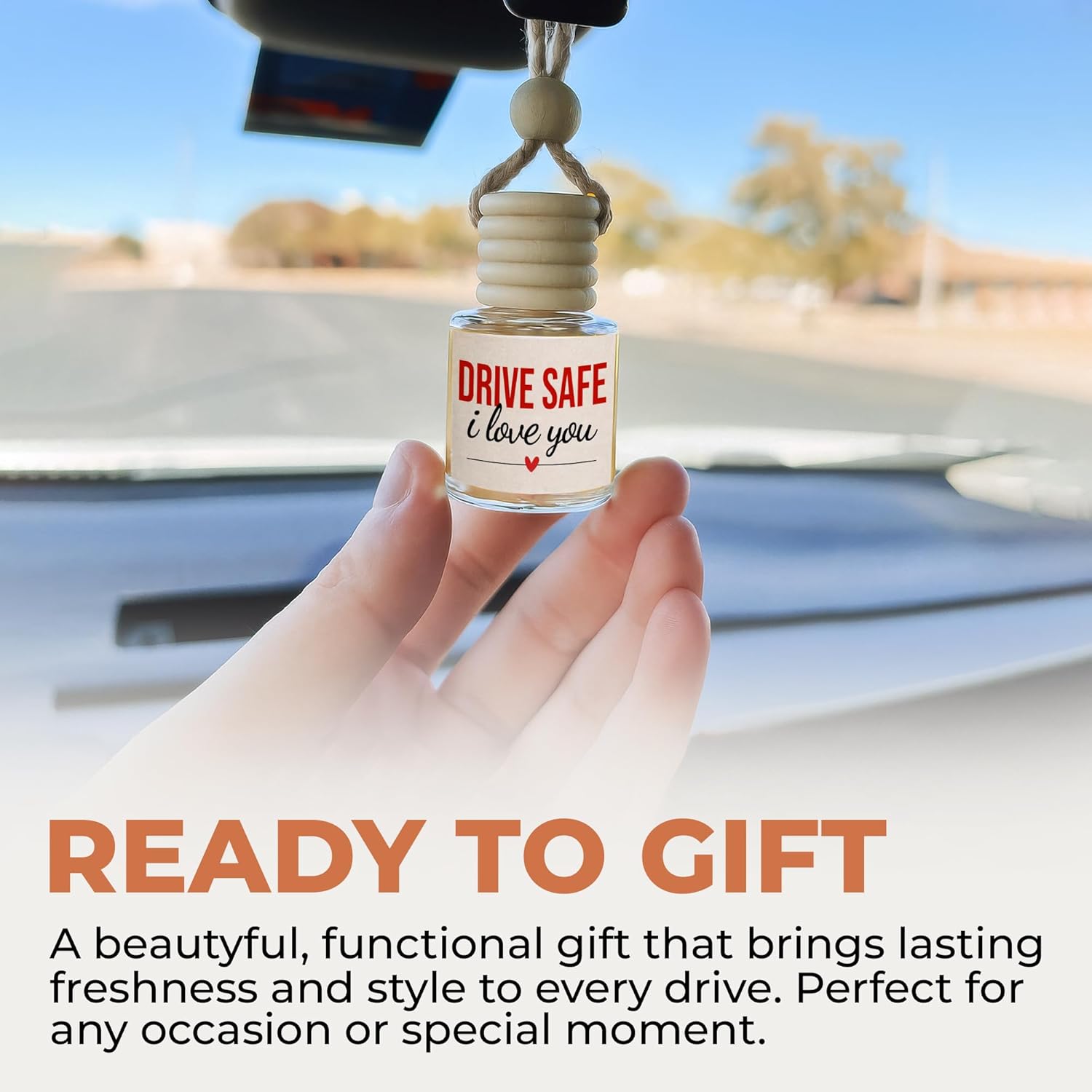 Drive Safe I Love You - Car Air Freshener Hanging 2 Pack