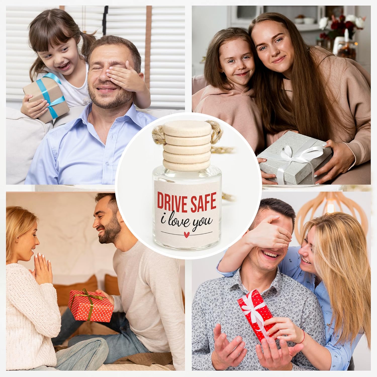 Drive Safe I Love You - Car Air Freshener Hanging 2 Pack