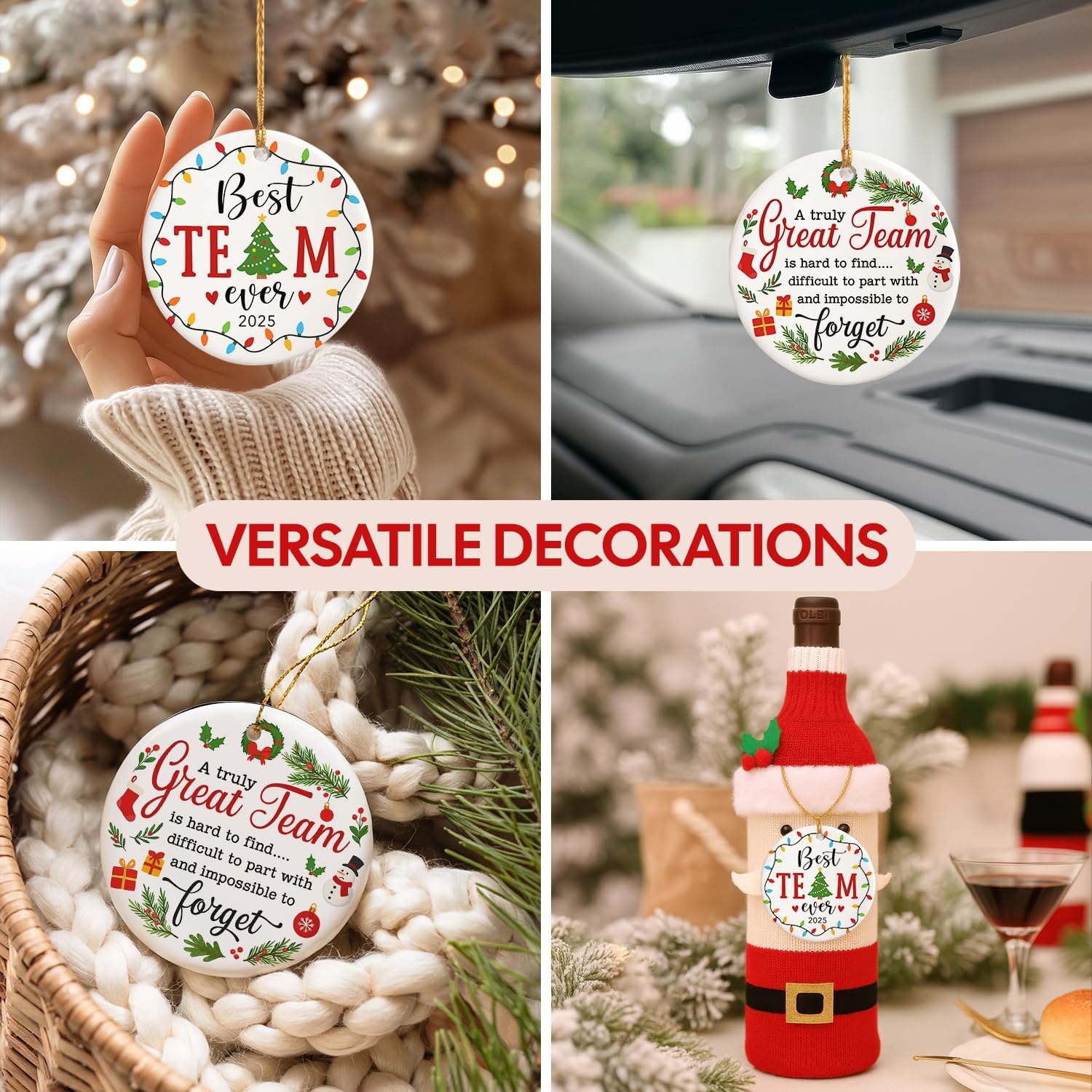 Best Team Ever 2025 - Ceramic Ornament