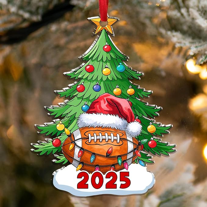 Football Christmas - Acrylic Ornament