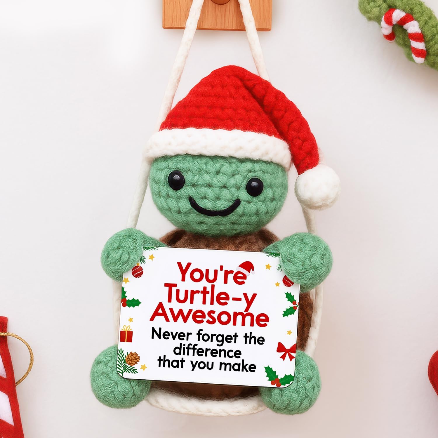 Turtle Crochet Christmas Ornaments
