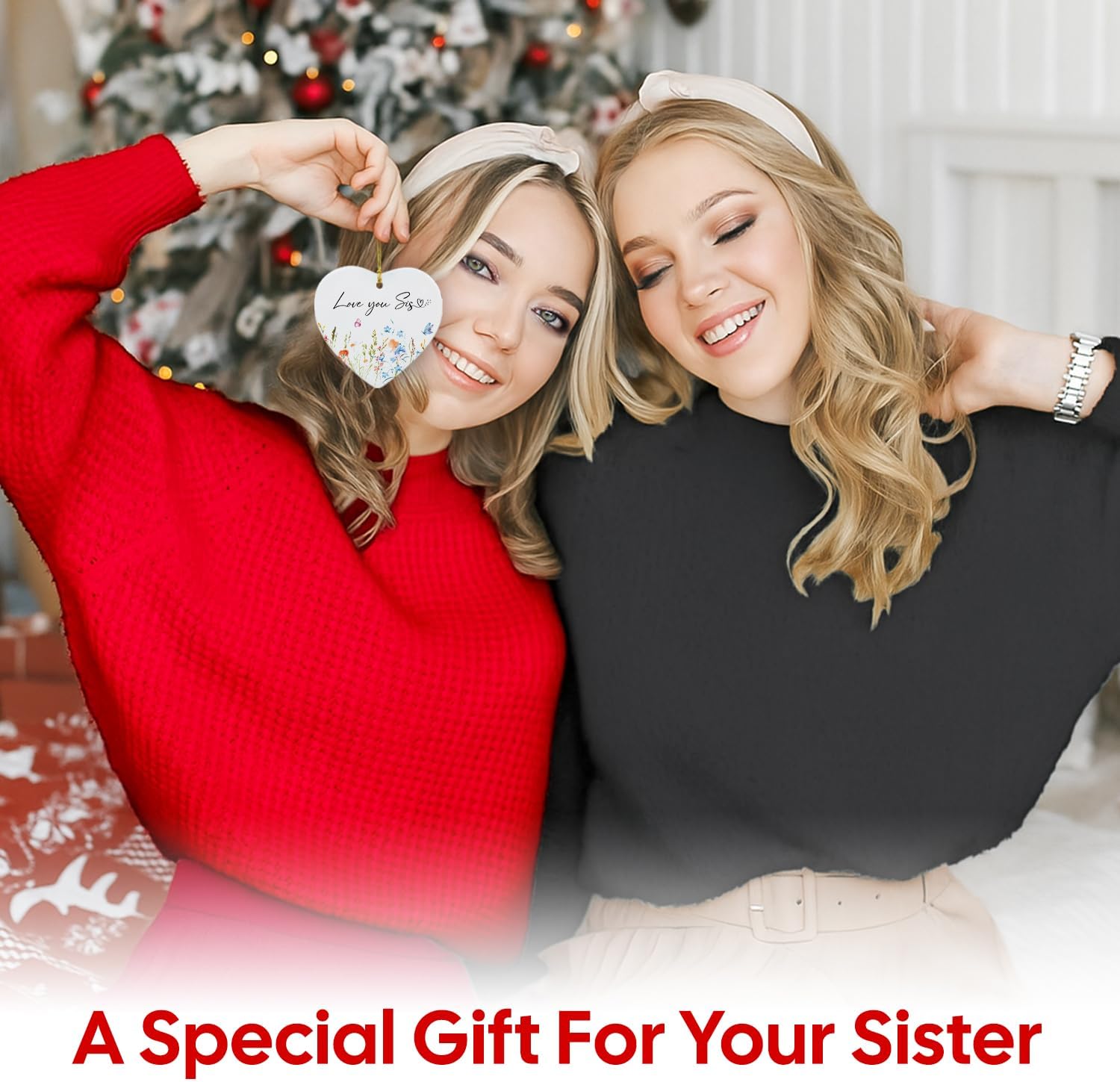 Love you Sis - Ceramic Ornament