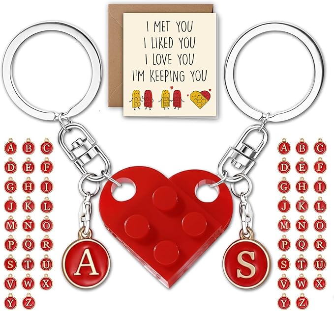 Lego Heart 2 - Valentine's Day Keychain