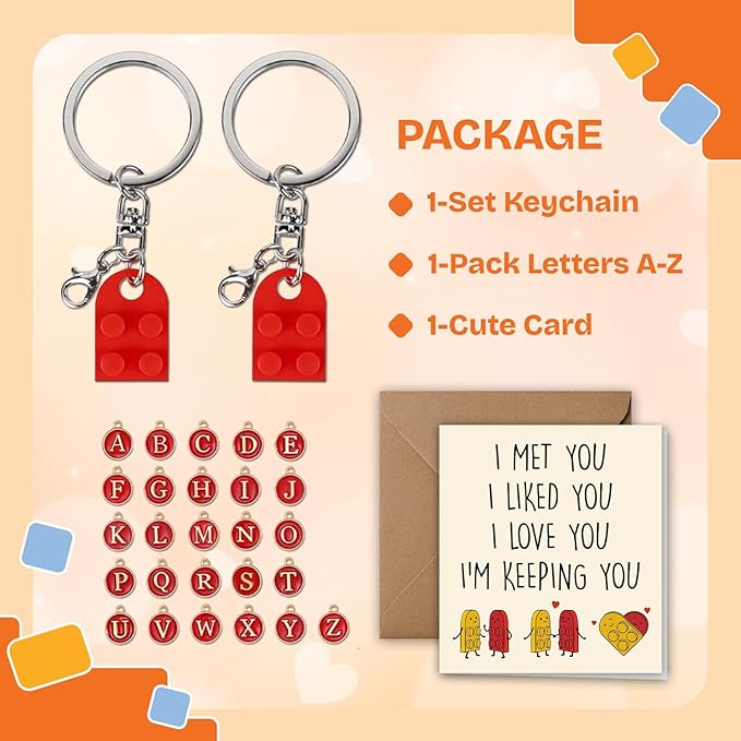 Lego Heart 1 - Valentine's Day Keychain