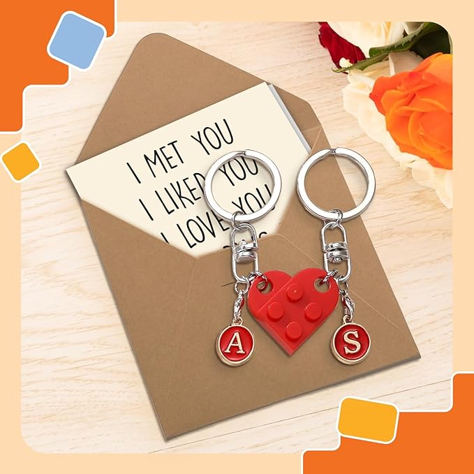 Lego Heart 2 - Valentine's Day Keychain