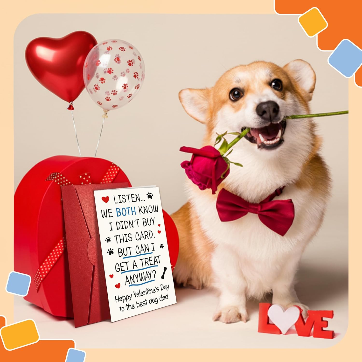 To The Best Dog Dad - Valentine's Day Card
