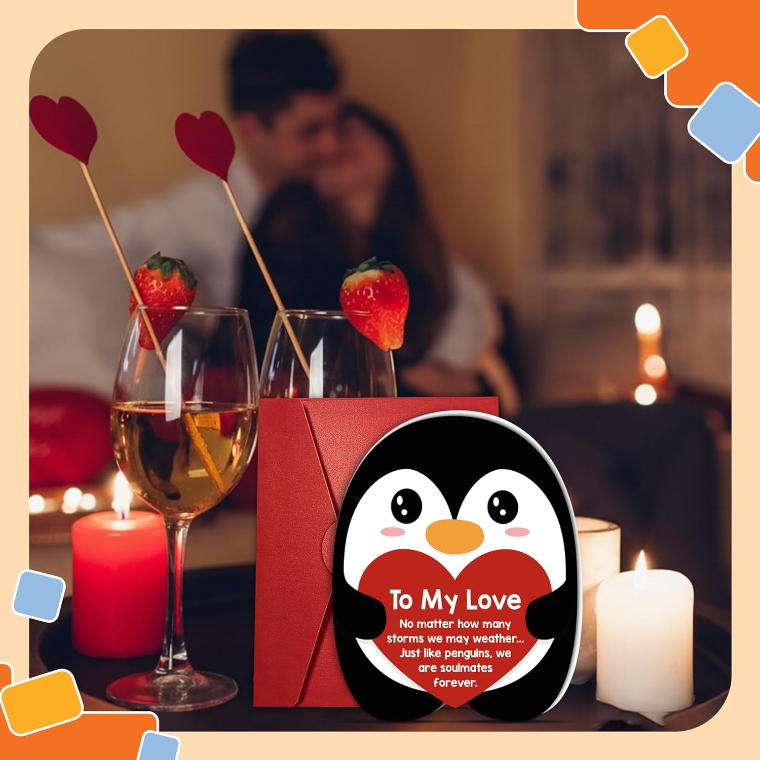 Penguin To My Love - Valentine's Day Card