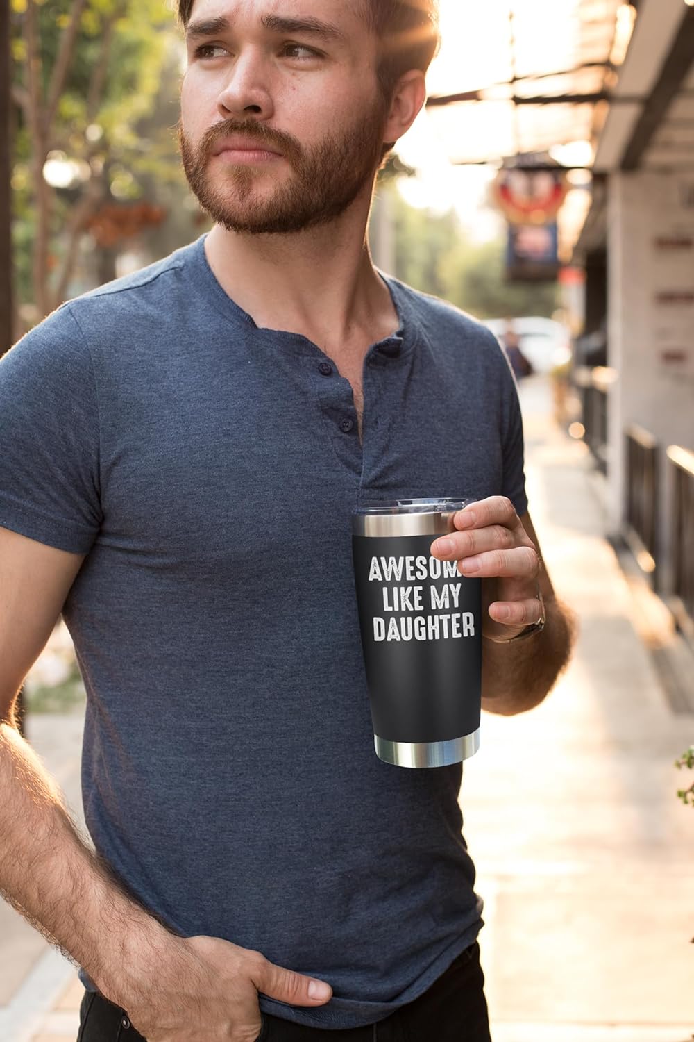 Awesome Like My Daughter - 20 Oz Tumbler