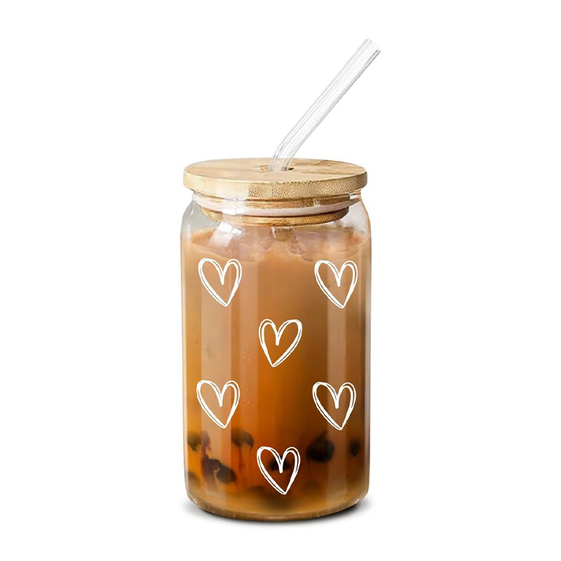 Iced Coffee Glass - 16 oz Coffee Glass