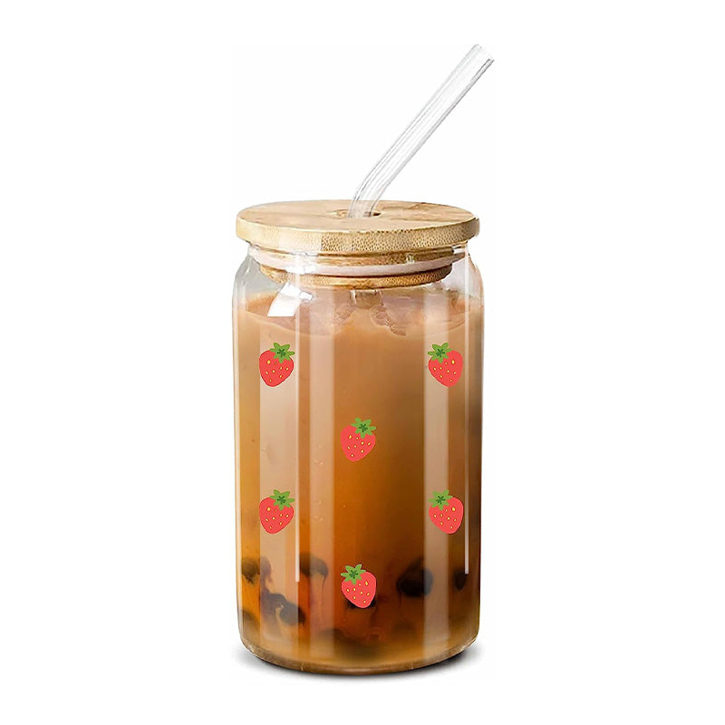 Iced Coffee Glass - 16 oz Coffee Glass