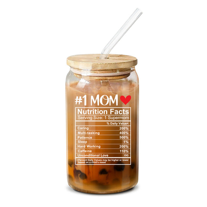 Mom Nutrition - 16 Oz Coffee Glass