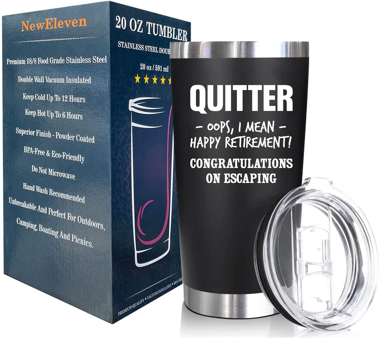 Quitter - 20 Oz Tumbler