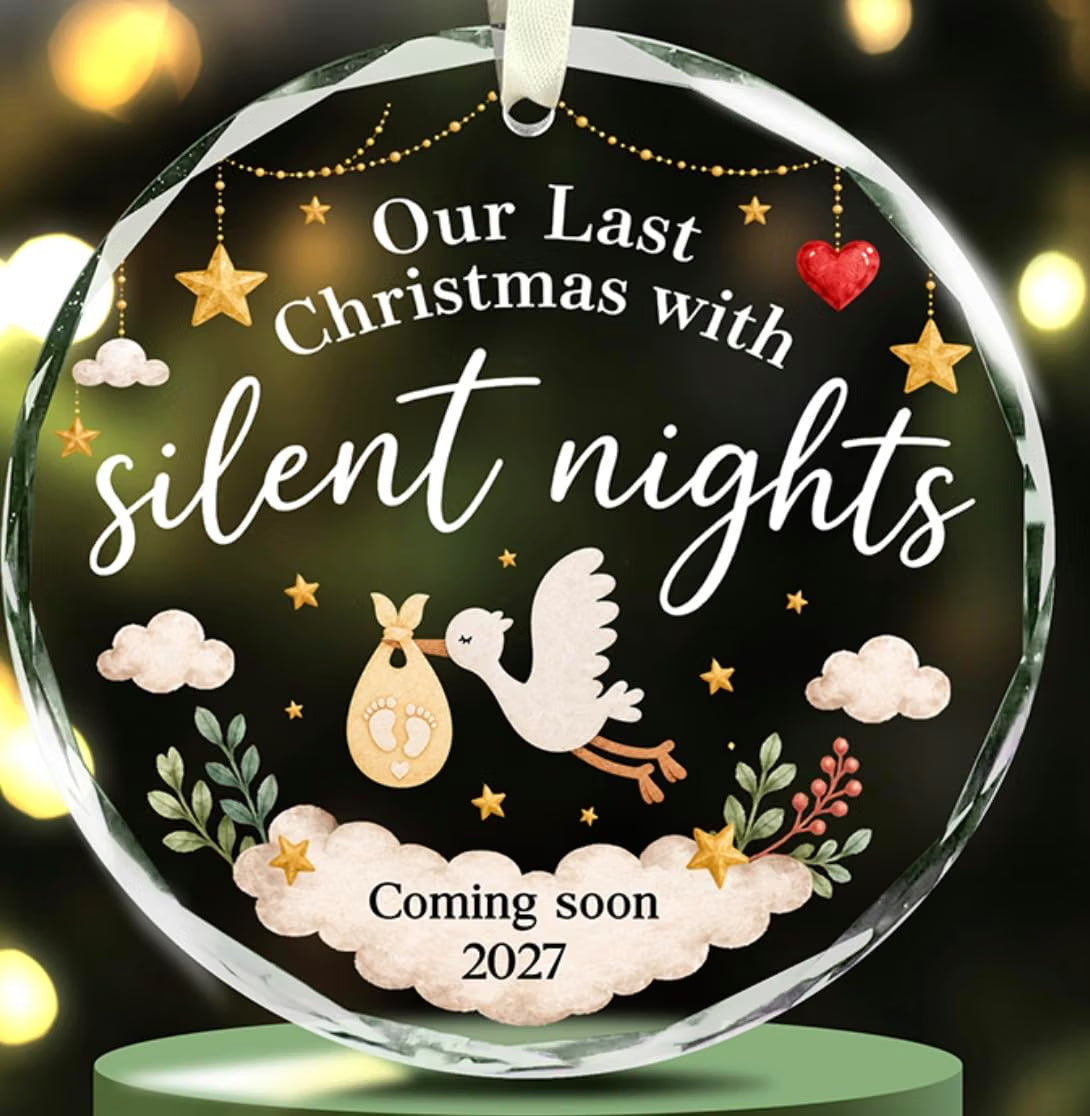 Pregnancy Announcement Gifts Expecting Baby Ornament 2027 for Family Husband