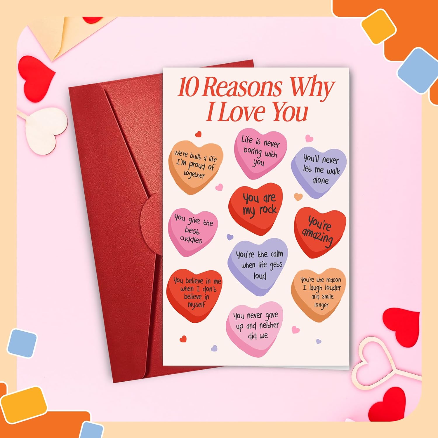 10 Reasons Why I Love You - Valentine's Day card