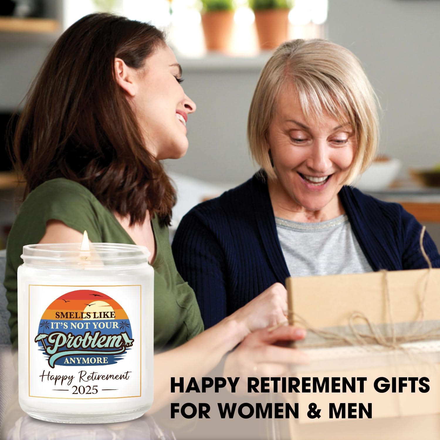 Smells Like It's Not Your Problem Anymore - Happy Retirement 2025 - Candle