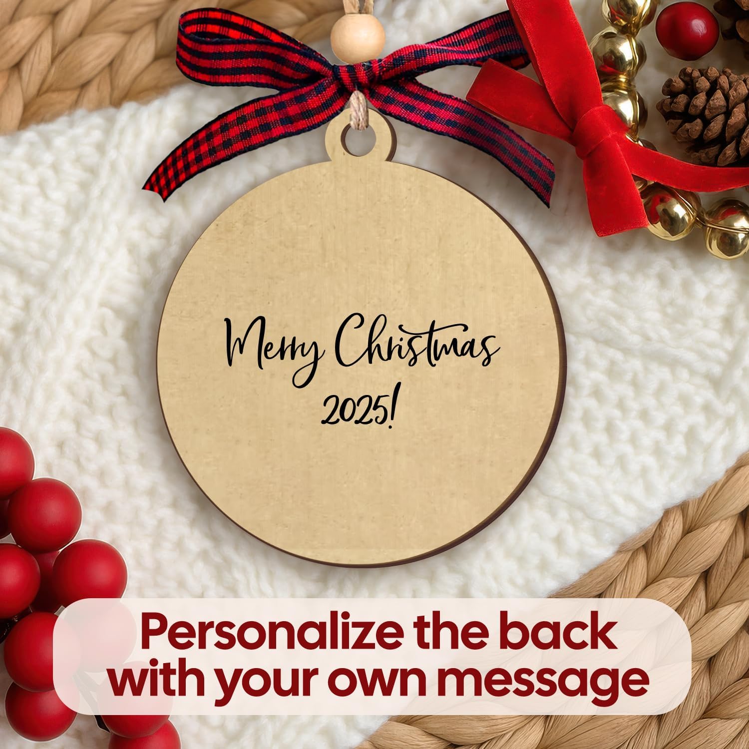 A Sister Is God’s Way Of Making Sure We Never Walk Alone - Wooden Ornament