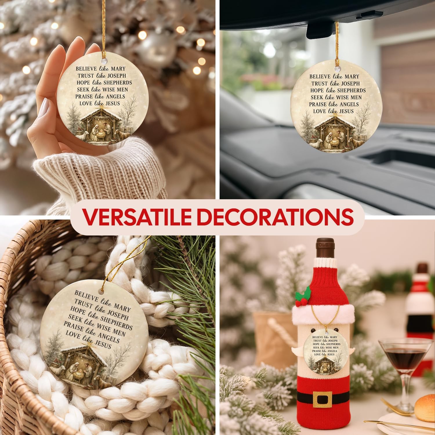 Love Like Jesus - Ceramic Ornament