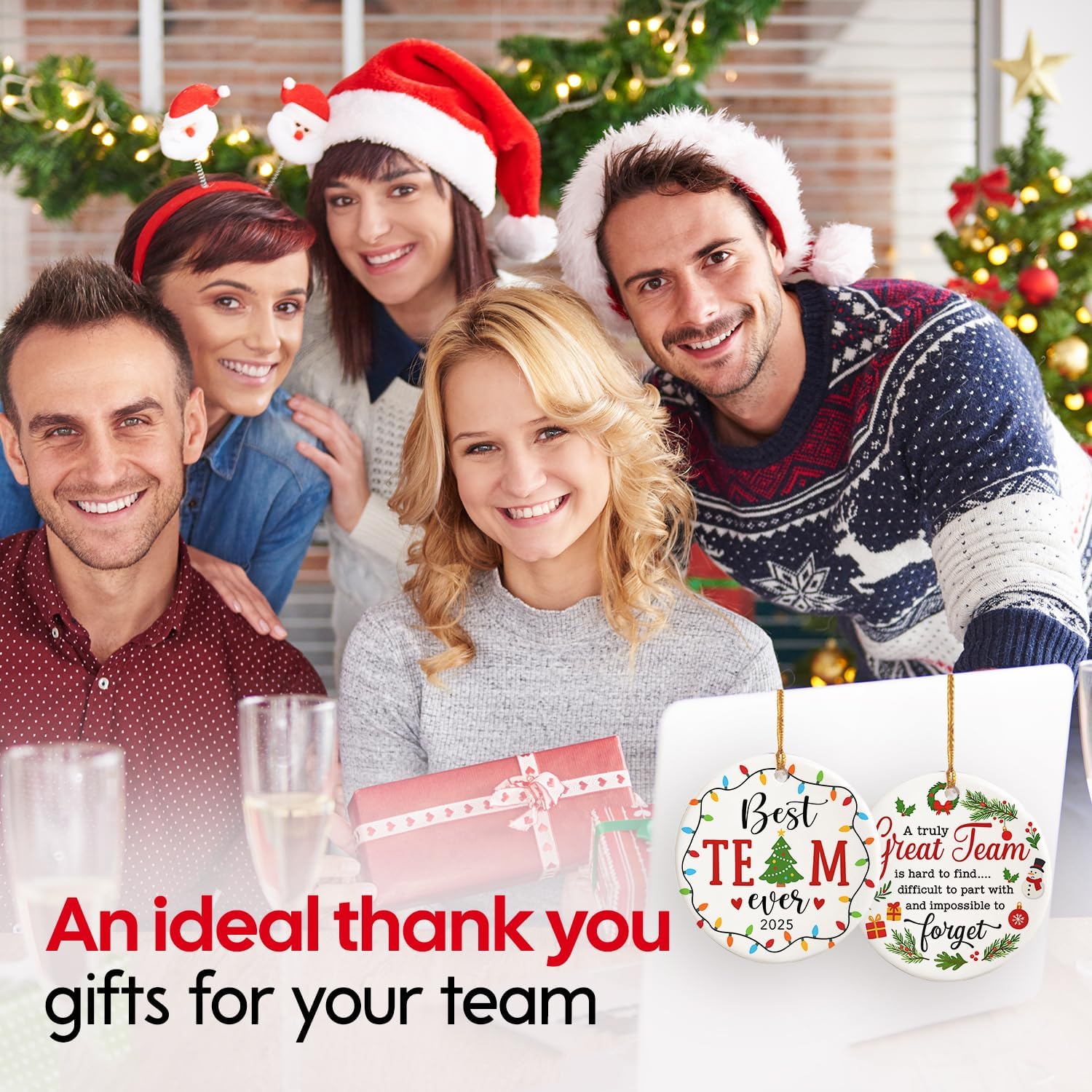 Best Team Ever 2025 - Ceramic Ornament