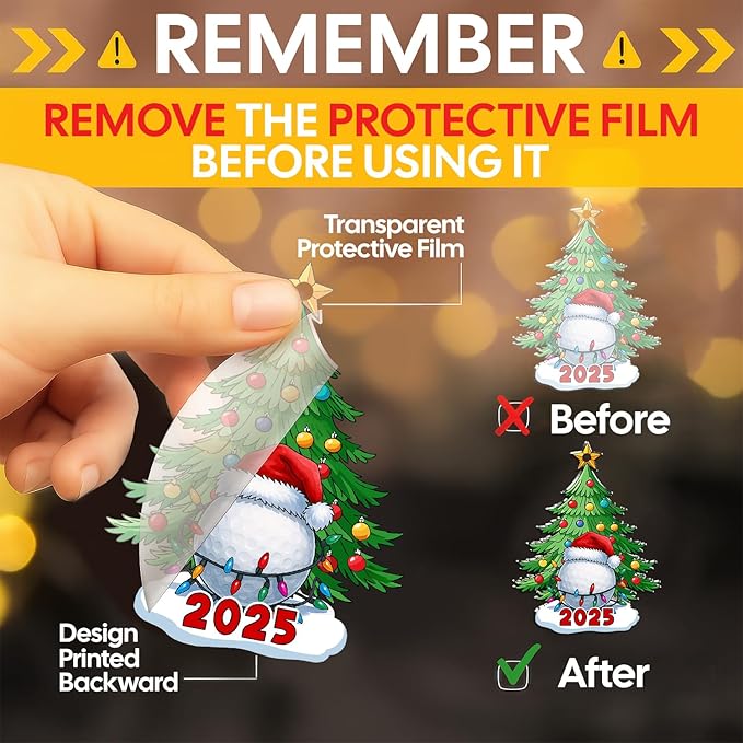 Golf Christmas - Acrylic Ornament