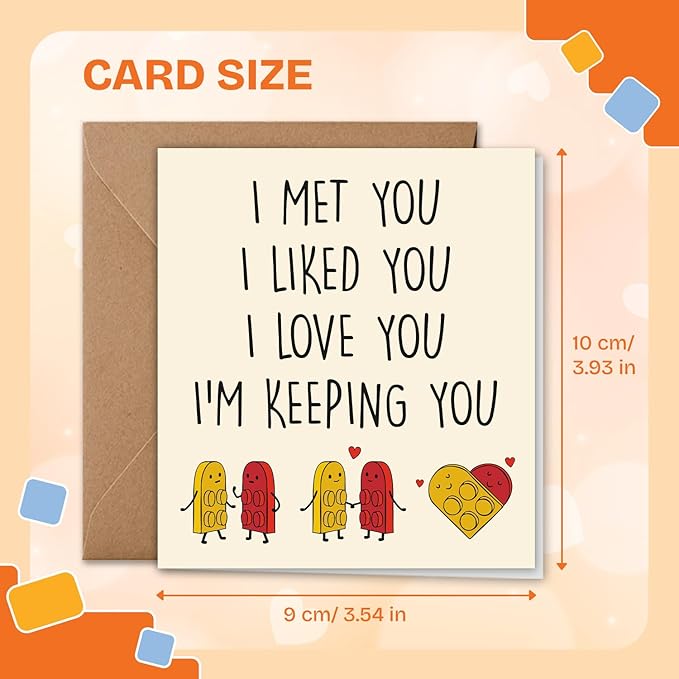 Lego Heart 2 - Valentine's Day Keychain