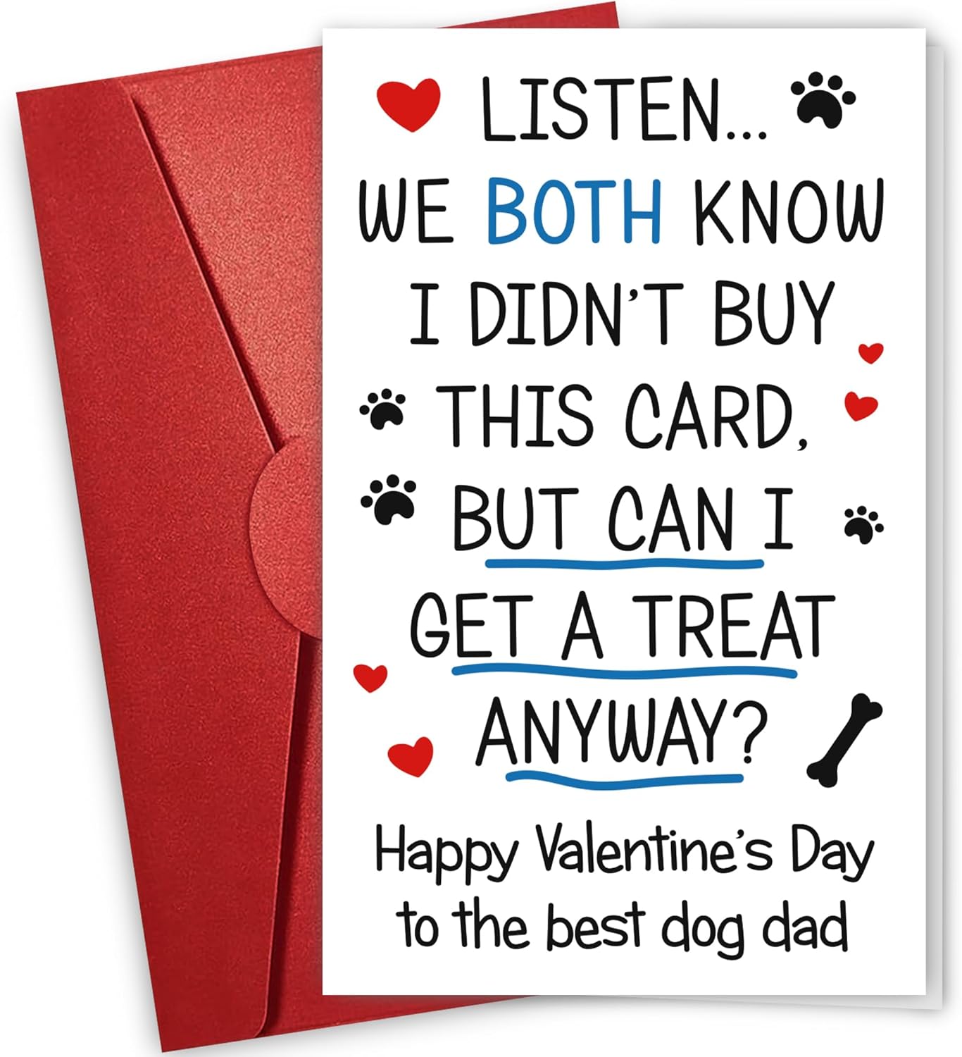 To The Best Dog Dad - Valentine's Day Card