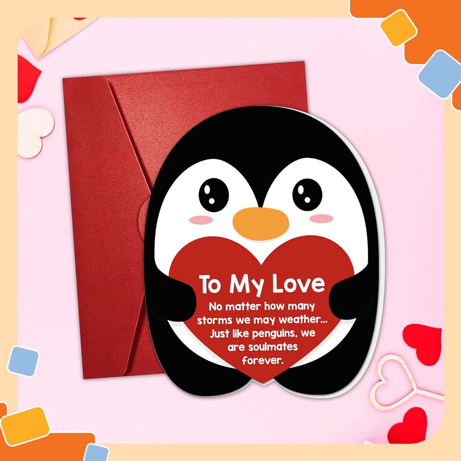Penguin To My Love - Valentine's Day Card